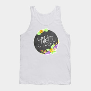 MOM WITH FLOWERS Tank Top